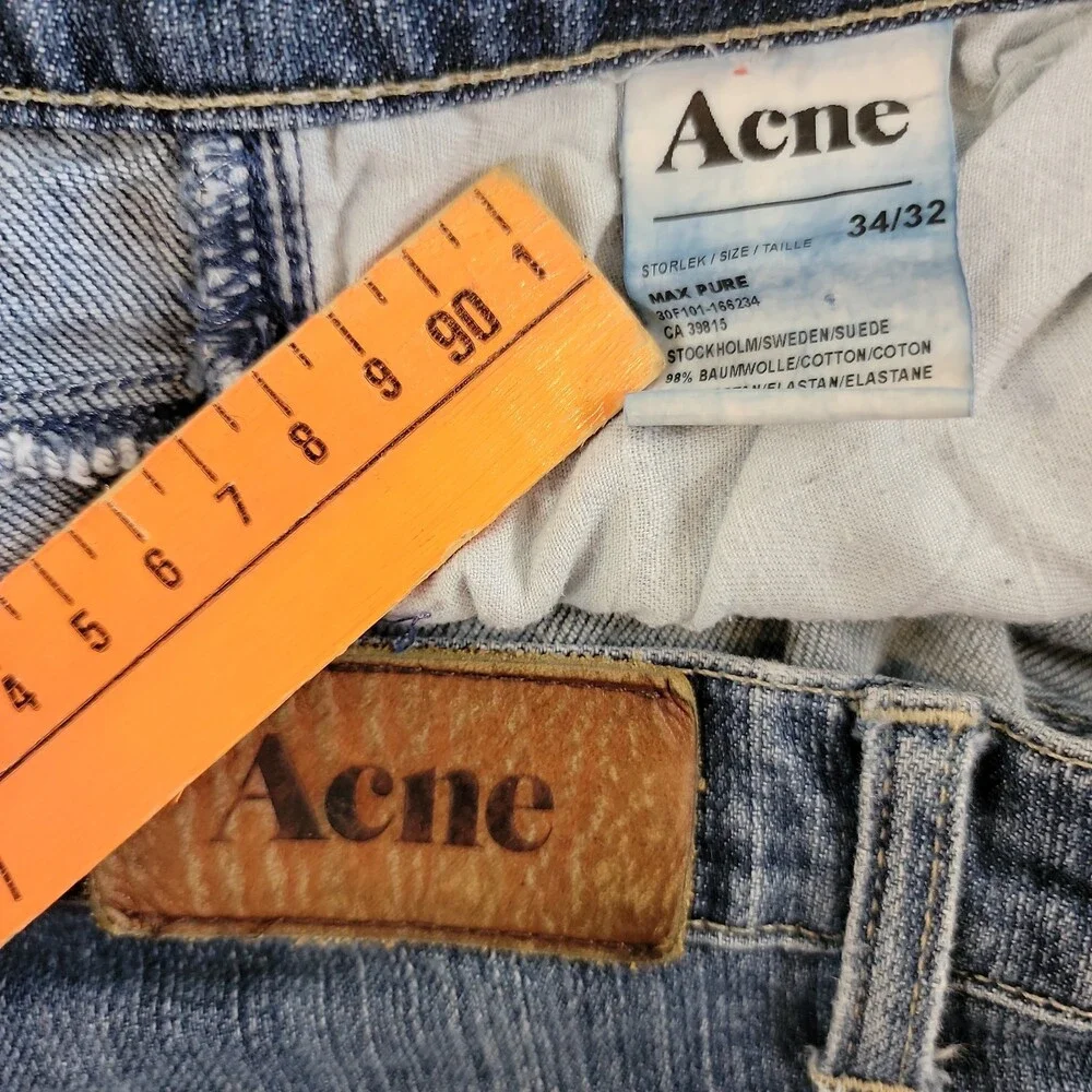 ACNE Medium Wash Men's Jeans W34/L32 Denim